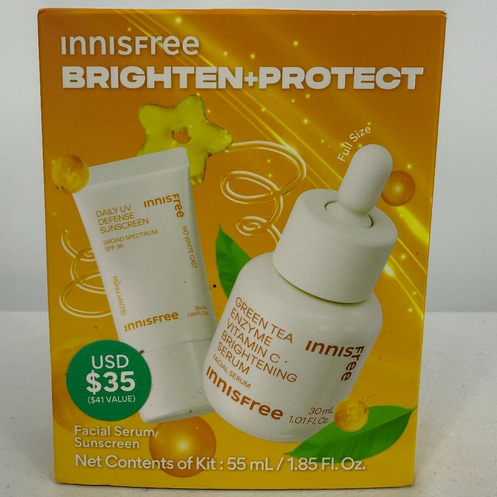 Innisfree Daily UV Defense SPF 36 – Korean Face Sunscreen, Invisible Finish, Bro